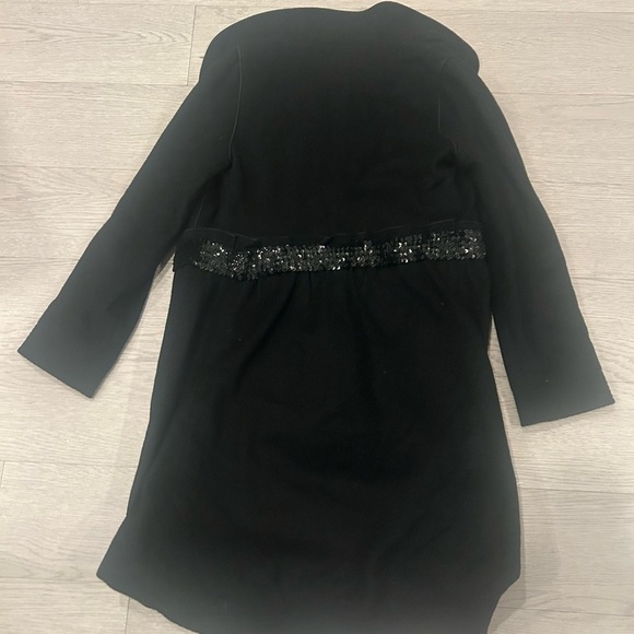 Moschino Sequined Wool Blend Peacoat Size 6 - Picture 5 of 5